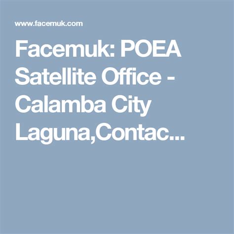 See 1,255 traveller reviews, 2,316 candid photos, and great deals for laguna redang island resort, ranked #3 of 12 hotels in pulau redang and rated 4 of 5 at tripadvisor. POEA Satellite Office - Calamba City Laguna,Contact Number ...