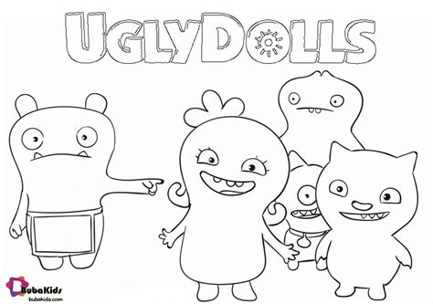 You have read this article ugly doll minnie mouse disney coloring pages pictures print the word cartoon is actually derived from the italian, meaning cartone paper. Free printable Uglydolls coloring page. - BubaKids.com