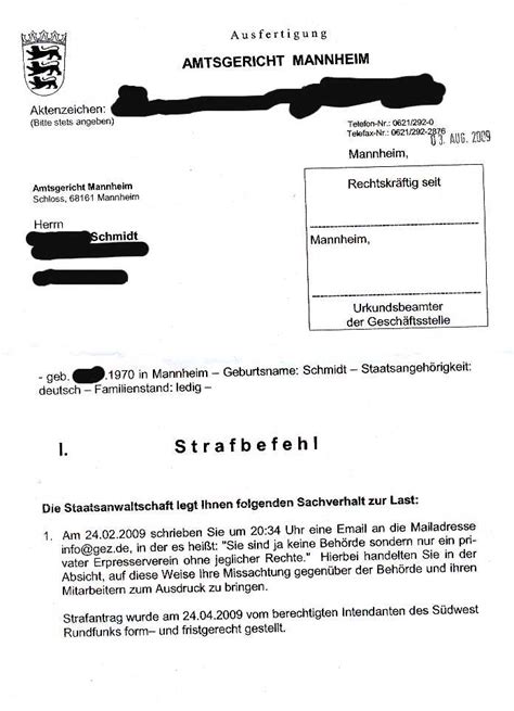 Hier finden sie musterformulare zum thema vertragsrecht zum freien download GEZ "beleidigt": Gefängnis! Ist Deutschland noch eine Demokratie?