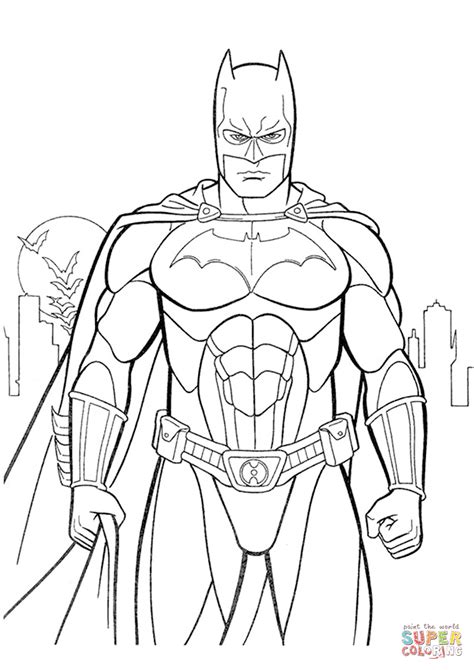 Free printable batman coloring pages. Batman coloring page | Free Printable Coloring Pages