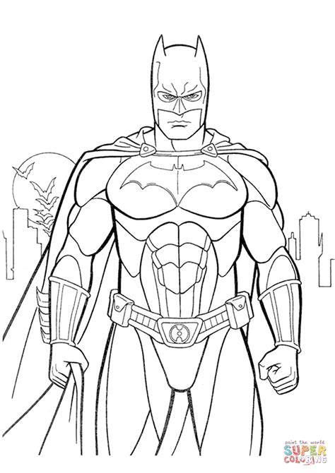 Search through more than 50000 coloring pages. Batman coloring page | Free Printable Coloring Pages