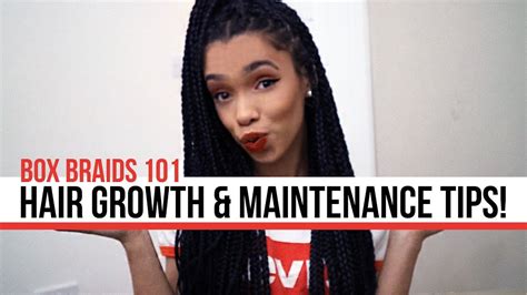 So we'll look at all you should be doing before, during, and after getting your braids. BOX BRAIDS 101| HAIR GROWTH & MAINTENANCE TIPS! - YouTube