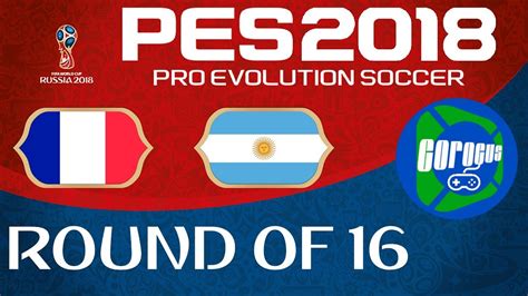 In the round of 16 and all subsequent rounds of the world cup, matches cannot end in a draw, ever. PES 2018 World Cup - Round of 16 - France vs Argentina ...