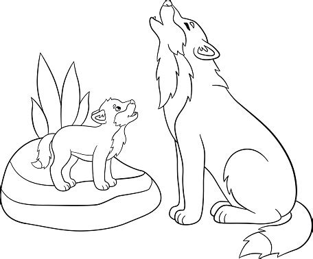 Pour plus de vidéos de coloriage et de dessins avec la reine des neiges n'hésitez pas à vous abonner ! Coloring Pages Father Wolf Howls With His Little Baby ...