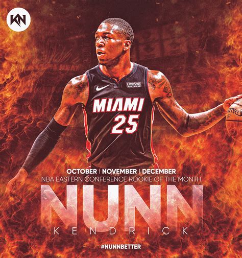 Tyler herro (foot) and kendrick nunn (neck spasm) have both been ruled out of tonight's game vs the bulls. SOCIAL MEDIA GRAPHICS FOR KENDRICK NUNN on Behance
