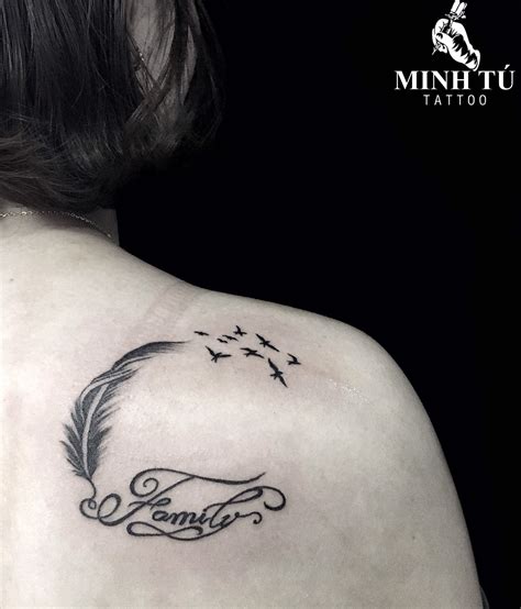 Mẫu hình xăm mini đôi vô cùng đáng yêu. Hình xăm lông vũ, tattoo for girl, tattoo for mens, tattoo ...