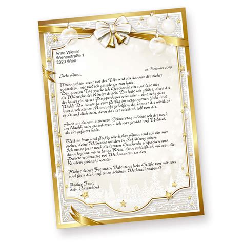Vorlage brief vom christkind word / dem weihnachtsmann einen brief schreiben | mamaclever.de. Brief vom christkind vorlage. Schöne Dinge aus Papier ...