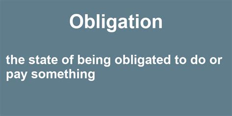 The rule should be applied. Obligation in a Sentence - 43 Real Example Sentences
