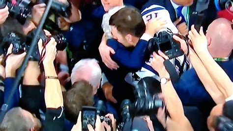 Tom brady (patriots color rush) collectible. Tom Brady kissing the owner of Patriots Robert Craft - YouTube