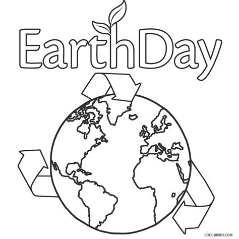 With our earth day printable coloring pages you can teach a child to take care of the environment. Free Printable Earth Day Coloring Pages For Kids