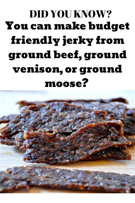 The great thing about using the jerky gun for the ground beef jerky recipe is that. Did you know you can make jerky out of ground meat? TRUE ...