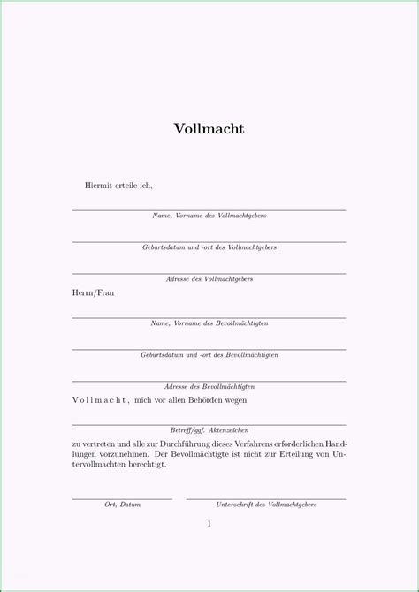 Erfahren sie alles zu leistungen, services und angeboten der aok. Vollmacht Schreiben Vorlage: 23 Beratung Sie Kennen Müssen