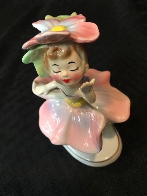 Maybe you would like to learn more about one of these? Beautiful Lefton Figurine Flower Ballerina Signature Geo ...