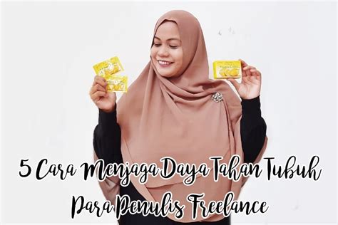 Beberapa cara untuk menjaga daya tahan tubuh adalah dengan mengonsumsi makanan dan minuman yang bergizi. CeRiTa cHa: 5 Cara Menjaga Daya Tahan Tubuh Penulis Freelance