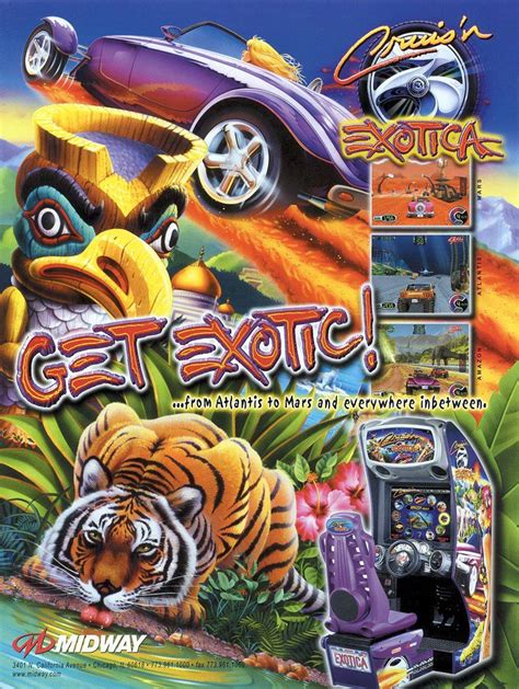 The principle boils down to gameplay. Arcade FLYER Cruisn Exotica Original 1999 NOS Video Game ...