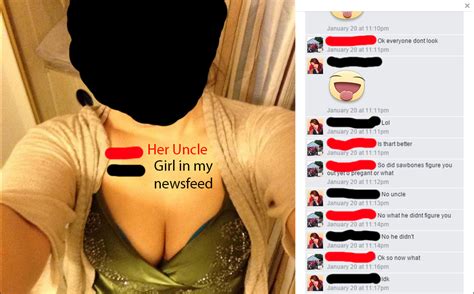 Some things are just better left unknown. Stop commenting on my boobs, Uncle! : cringepics