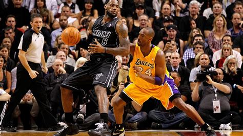 You can argue about who's better all you want,. Lebron James Vs Kobe Bryant HD wallpaper