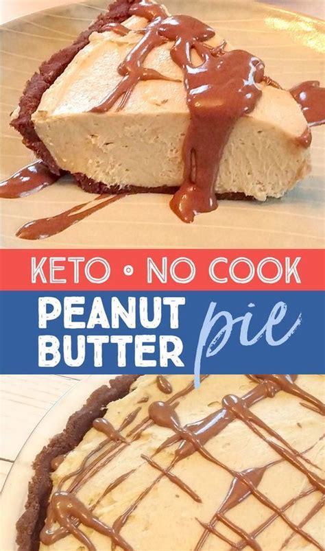 This easy peanut butter pie makes a rich, decadent pie, with a consistency almost like cheesecake. Keto Chocolate Peanut Butter Pie | Recipe | Keto dessert easy, No cook desserts, Peanut butter ...