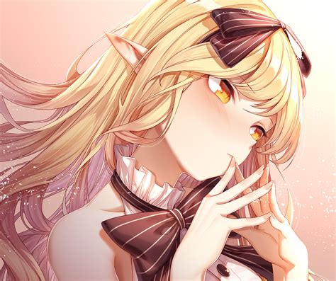 I drew these eyes and put it on an anime character. 35 HQ Photos Anime Yellow Hair / Face Of A Green Eyed Anime Girl With Yellow Hair Desktop ...