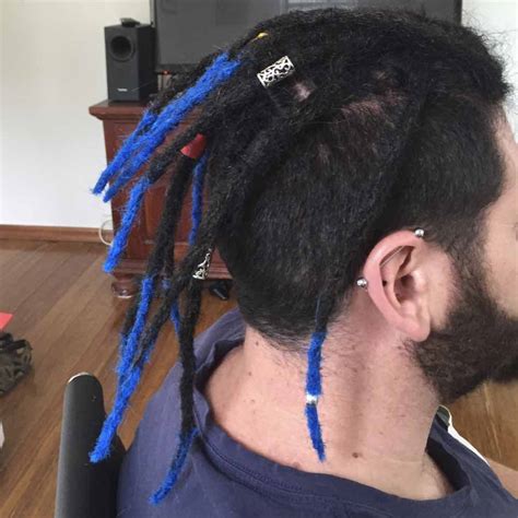 Dyed dreads #undercut #dreadlocks #dreads ★ dreadlocks hairstyles for black african american and white caucasian people with short. Dyed Dread Tips Men - Nappturality Black Natural Hair Care ...