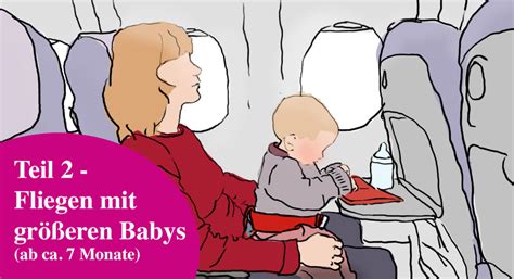 Fliegen mit großen Babys ab ca 7 Monate | NEW KITZ ON THE BLOG