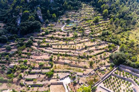 Dann sind sie bei den. Haus mit Pool auf einem terrassierten Hügel in Valldemossa ...