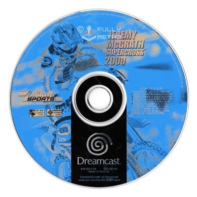 Note that this game is not the same as the game supercross 2000, which was released in 1999 by ea sports. Buy Jeremy McGrath Supercross 2000 Dreamcast Australia