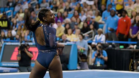 Nia dennis is the ucla gymnast whose 2020 and 2021 floor routines went viral. Black Girl Magic- Watch Nia Dennis Slay Her Beyonce Floor ...