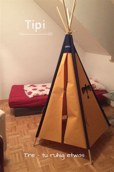 Einfache anleitung zum selber machen: Kinder Tipi Zelt für draußen selber machen | Kinder tipi ...