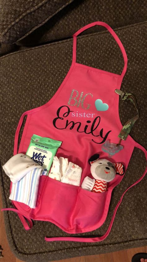 Check spelling or type a new query. Big sister apron 💕 | Big sister gifts, Big sister kit, Big ...