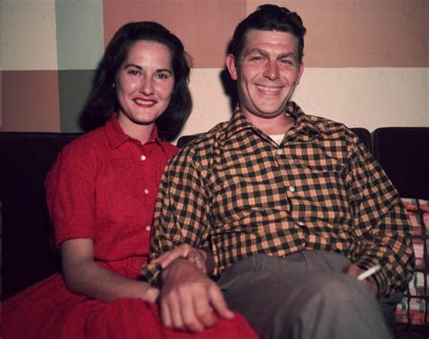 The reason i requested that was that it's very difficult to get separation from the character when they have the same name. Andy Griffith and his first wife, Barbara. | Andy griffith ...