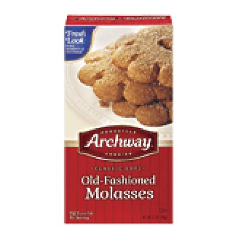 Archway home style cookies, old fashioned windmill cookies contains 468 calories per 100 g serving. Archway old fashioned molasses cookies 9.5oz - Cookies ...