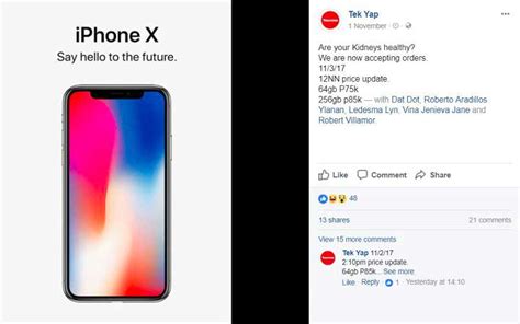 Apple iphone x comes with ios 12 5.8 amoled display, apple a11 bionic chipset, dual rear and 7mp selfie cameras, 3gb ram and 64gb rom. New Smartphones as of Nov 2017 - Philippines - Techglimpse