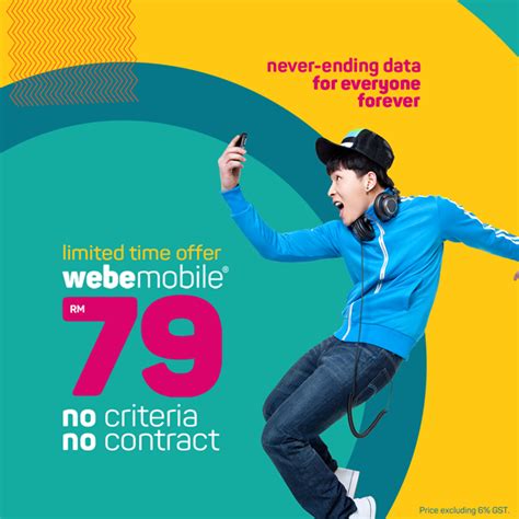 Mobile hotspot capable up to 10gb at high speeds. webe Mobile Unlimited Data, Calls & SMS Plan RM79/Month ...