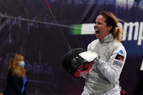 She tells it immediately after the victory with ebert: La senese Alice Volpi campionessa italiana di fioretto per ...