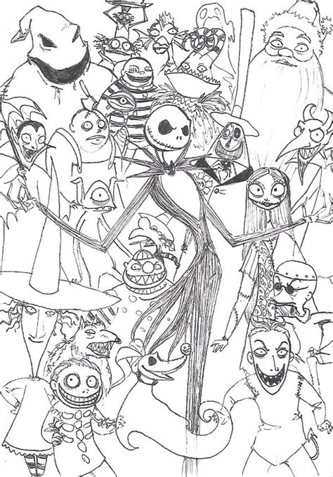 Are you on the lookout for a lovely coloring web page on your youngsters? Extraordinary Nightmare Before Christmas Coloring Page ...