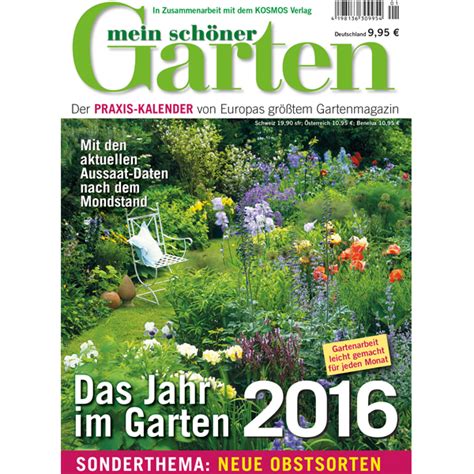 Mein schöner garten abo prämien. Mein schöner Garten | Mein schöner Garten Kalender 2016