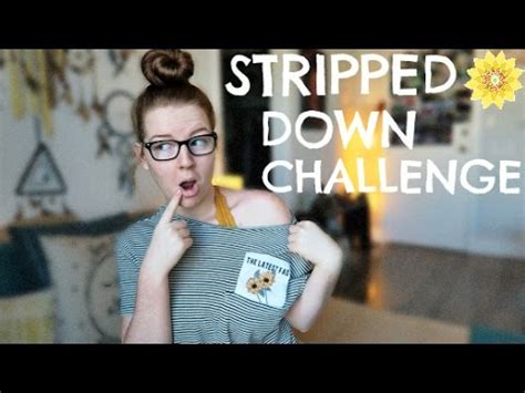 This week we're going unedited! STRIPPED DOWN CHALLENGE | THE REAL ME | MEGHAN HUGHES ...