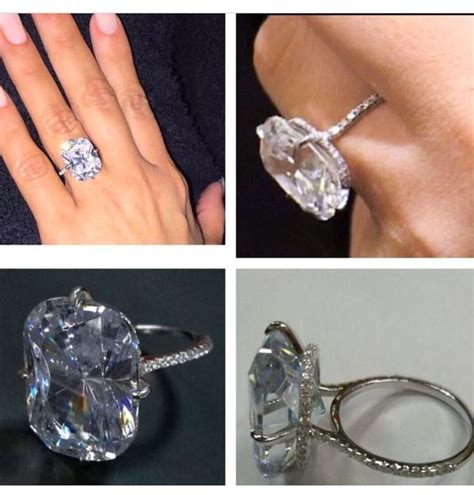 Last week kim kardashian raised eyebrows as she seemingly showed off both engagement rings gifted to. Kim Kardashian Replica Engagement Ring on auction on ebay ...