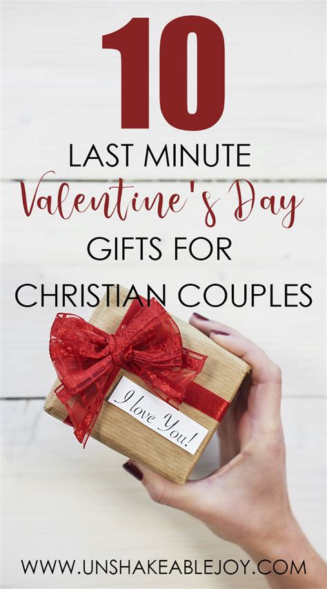 A lot of valentine's day gift guides are just plain boring. 10 Last-Minute Valentine's Day Gifts For Christian Couples ...