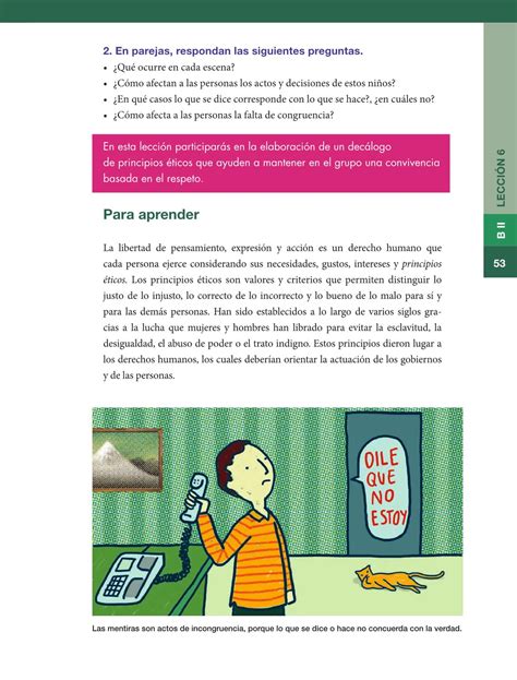 Learn vocabulary, terms and more with flashcards, games and other study tools. Libro De Formación Cívica Y Ética 6 Grado - Libro De ...