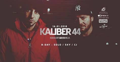 Add '44' to each side of the equation. KALIBER 44 w Krakowie - 16.01.2018