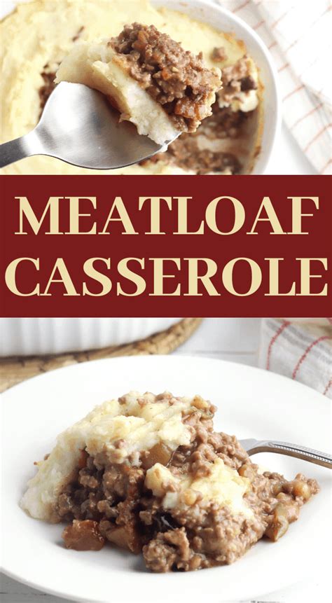 Top the casserole with shredded cheddar cheese and bacon. Meatloaf Casserole: Easy Weeknight Dinner - 3 Boys and a Dog