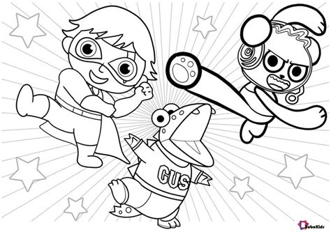 This content for download files be subject to copyright. ryan's world printable coloring page Collection of cartoon ...