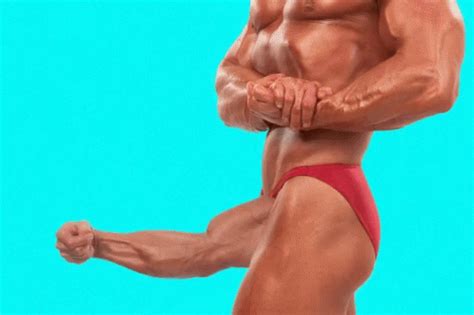 On my muscles after exercise. Muscles Macho GIF - Muscles Macho Big - Discover & Share GIFs