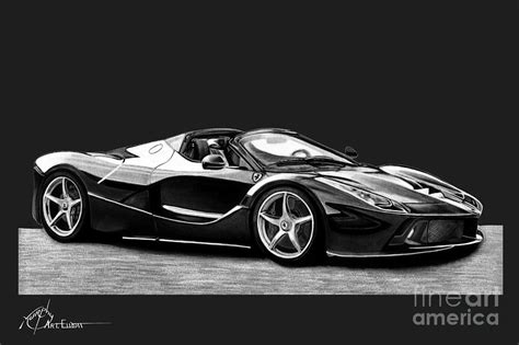 2550x1650 ferrari drawing art ferrari, cars and car painting. Ferrari Drawing by Murphy Elliott