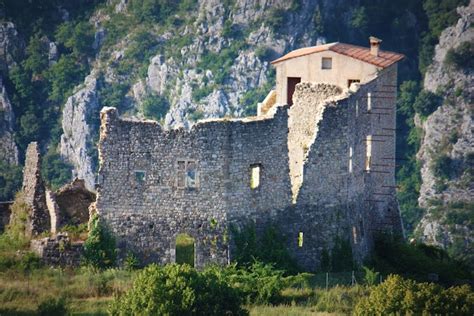 Lambert, first a benedictine monk (died 1154); Photo à Gréolières (06620) : Château de Gréolières, 184037 ...