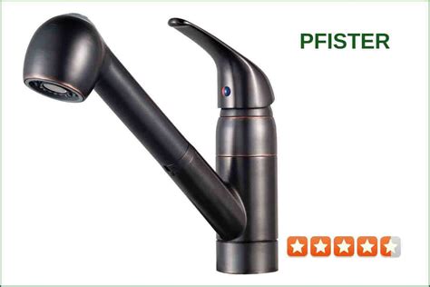 The potential owner will have to depend on consumer testimony and pull out faucet reviews in order to learn if the specific faucet model is the one that they need. Pfister G133-10YY Pull-Out Kitchen Faucet | Best Reviews ...