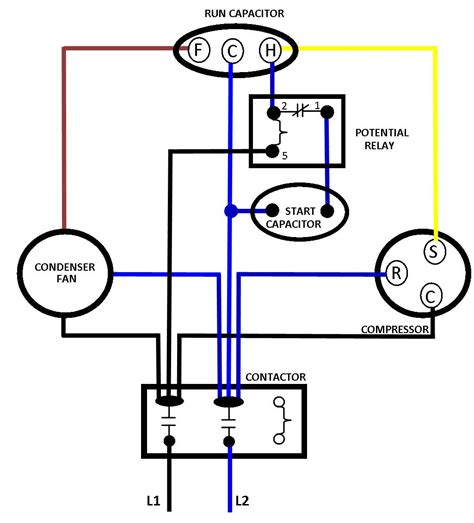 Wiring a 220 volt air compressor ask the electrician. Ac Compressor Wiring Connection