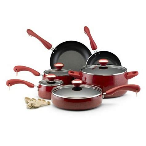 We liked that they could all go in the dishwasher, it just made life easier. Paula Deen Porcelain 15 Piece Cookware Set & Reviews | Wayfair